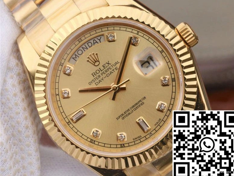 Rolex Gold 18K 218238 Dial Yellow Day-Date II 40MM EW Factory 0430